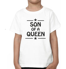 Load image into Gallery viewer, Queen Son of a queen Mother and Son Matching T-Shirt- KidsFashionVilla

