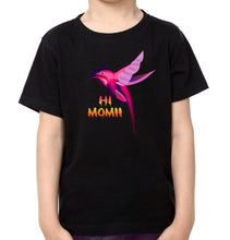 Load image into Gallery viewer, Hi Mom Hi Son Mother and Son Matching T-Shirt- KidsFashionVilla
