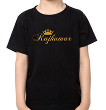 Load image into Gallery viewer, Raja And Rajkumar Father and Son Matching T-Shirt- KidsFashionVilla
