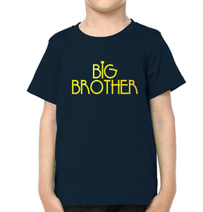 Big Brother Lil Brother Brother-Brother Kids Half Sleeves T-Shirts -KidsFashionVilla