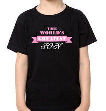 Load image into Gallery viewer, The  World&#39;s Greatest Mom And Son Mother and Son Matching T-Shirt- KidsFashionVilla

