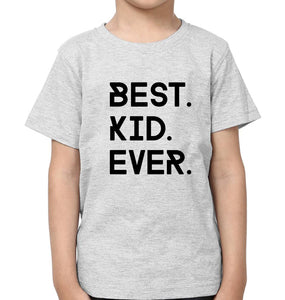 Best Mom Ever Best Kid Ever Mother and Son Matching T-Shirt- KidsFashionVilla