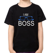 Load image into Gallery viewer, I Used To Be Boss &amp; I Am Boss Mother and Son Matching T-Shirt- KidsFashionVilla
