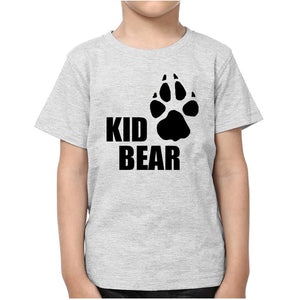Papa Bear Kid Bear Father and Son Matching T-Shirt- KidsFashionVilla