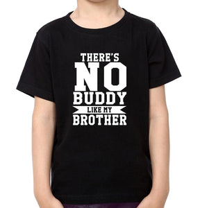 Buddy Like My Brother-Brother Kids Half Sleeves T-Shirts -KidsFashionVilla