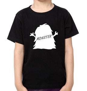 Help Monster Father and Son Matching T-Shirt- KidsFashionVilla