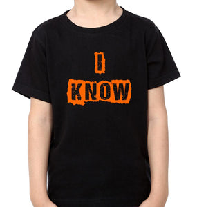 I Am Your Mother I know Mother and Son Matching T-Shirt- KidsFashionVilla