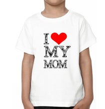 Load image into Gallery viewer, I Love My Mom I Love My Son Mother and Son Matching T-Shirt- KidsFashionVilla
