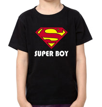 Load image into Gallery viewer, Wonder Mom Super Boy Mother and Son Matching T-Shirt- KidsFashionVilla
