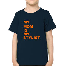 Load image into Gallery viewer, My Mom Is My Stylist Mother and Son Matching T-Shirt- KidsFashionVilla
