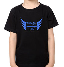 Load image into Gallery viewer, Tough Dad Tough Son Father and Son Matching T-Shirt- KidsFashionVilla
