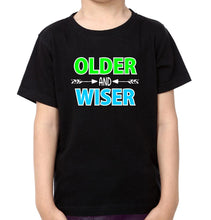 Load image into Gallery viewer, Younger Older Brother-Sister Kid Half Sleeves T-Shirts -KidsFashionVilla
