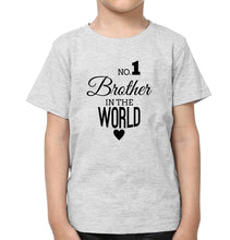 Load image into Gallery viewer, No1 Sister No1 Brother-Sister Kid Half Sleeves T-Shirts -KidsFashionVilla
