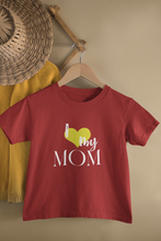 Load image into Gallery viewer, I Love My Mom Mother And Son Red Matching T-Shirt- KidsFashionVilla
