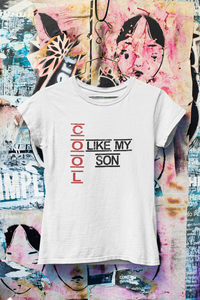 Cool Like My Mom Mother And Son White Matching T-Shirt- KidsFashionVilla