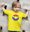 Captain Marvel Logo Half Sleeves T-Shirt for Boy-KidsFashionVilla