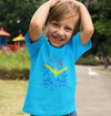 Captain Marvel Logo Half Sleeves T-Shirt for Boy-KidsFashionVilla