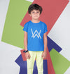 Alan Walker Half Sleeves T-Shirt for Boy-KidsFashionVilla