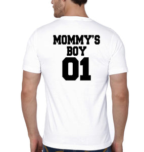 Mommy01 Mommy's boy01 Mother and Son Matching T-Shirt- KidsFashionVilla