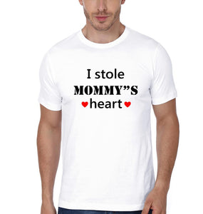 I Stole Mommy's Heart Mother and Son Matching T-Shirt- KidsFashionVilla