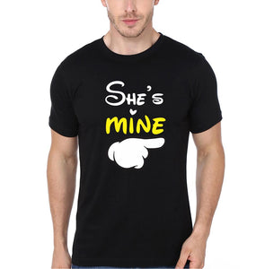 He Is Mine She Is Mine They Are Mine Family Half Sleeves T-Shirts-KidsFashionVilla