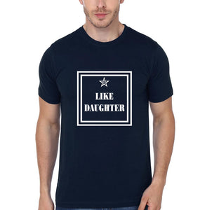 Like Daughter Like Father Father and Daughter Matching T-Shirt- KidsFashionVilla