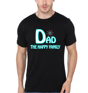 Dad Mom Baby Family Half Sleeves T-Shirts-KidsFashionVilla