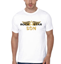 Load image into Gallery viewer, Rockstar Mom Rockstar Son Mother and Son Matching T-Shirt- KidsFashionVilla
