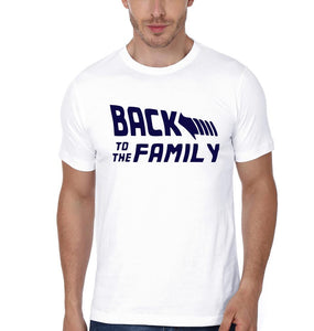 Back To The Family Family Half Sleeves T-Shirts-KidsFashionVilla