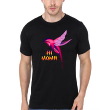 Load image into Gallery viewer, Hi Mom Hi Son Mother and Son Matching T-Shirt- KidsFashionVilla

