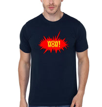Load image into Gallery viewer, Wow Kid Wow Mom Mother and Son Matching T-Shirt- KidsFashionVilla
