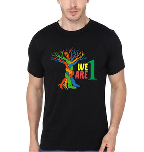 We Are 1 Family Half Sleeves T-Shirts-KidsFashionVilla