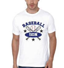 Load image into Gallery viewer, Baseball Mom Baseball Son Mother and Son Matching T-Shirt- KidsFashionVilla
