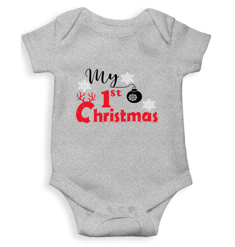 First Christmas Rompers for Baby Boy- KidsFashionVilla