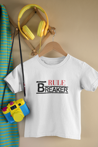 Rule Maker Mother And Son White Matching T-Shirt- KidsFashionVilla