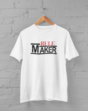 Load image into Gallery viewer, Rule Maker Mother And Son White Matching T-Shirt- KidsFashionVilla
