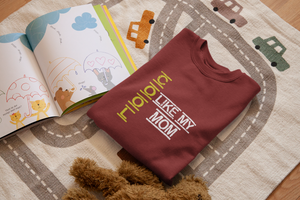 Cool Like My Mom Mother And Son Red Matching T-Shirt- KidsFashionVilla