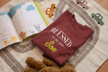 Load image into Gallery viewer, Blessed To Be His Mom Mother And Son Red Matching T-Shirt- KidsFashionVilla
