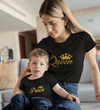 Queen Prince Mother and Son Matching T-Shirt- KidsFashionVilla