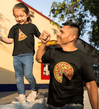 Load image into Gallery viewer, Pizza Father and Daughter Matching T-Shirt- KidsFashionVilla
