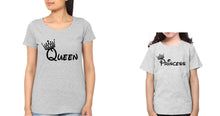 Load image into Gallery viewer, Queen Princess Mother and Daughter Matching T-Shirt- KidsFashionVilla
