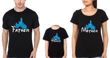 Load image into Gallery viewer, Father Mother Prince Family Half Sleeves T-Shirts-KidsFashionVilla
