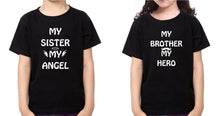 Load image into Gallery viewer, My Sister My angel My Brother My hero Brother-Sister Kid Half Sleeves T-Shirts -KidsFashionVilla
