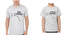 Load image into Gallery viewer, Big Dipper Little Dipper Father and Son Matching T-Shirt- KidsFashionVilla
