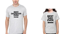 Load image into Gallery viewer, Best Dad Ever Best Daughter Ever Father and Daughter Matching T-Shirt- KidsFashionVilla
