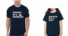 Father Of A Princess & Daughter Of A King Father and Daughter Matching T-Shirt- KidsFashionVilla
