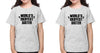 World's Okayest Sister-Sister Kids Half Sleeves T-Shirts -KidsFashionVilla