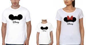 Disney Family Half Sleeves T-Shirts-KidsFashionVilla