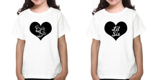 Load image into Gallery viewer, Big Sis Lil Sis Sister-Sister Kids Half Sleeves T-Shirts -KidsFashionVilla
