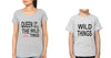 Queen Of All The Wild Things Wild Things Mother and Son Matching T-Shirt- KidsFashionVilla